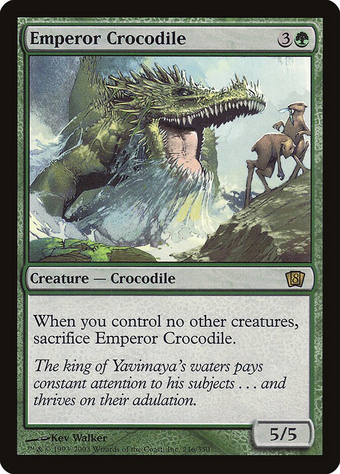 Emperor Crocodile 246 (8th Edition)  - Foil | Good Games Adelaide SA