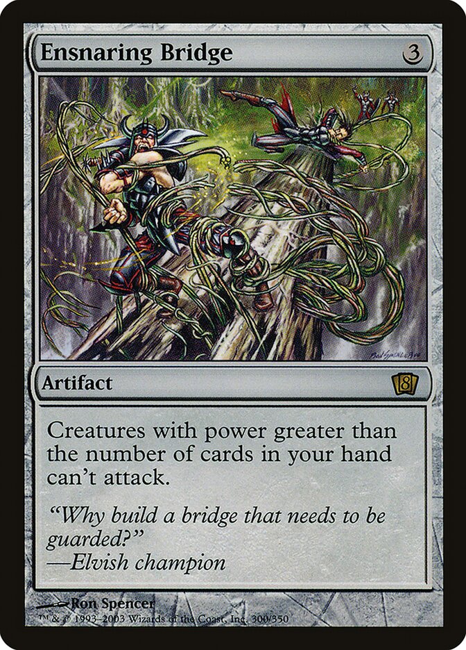 Ensnaring Bridge 300 (8th Edition)  - Foil | Good Games Adelaide SA