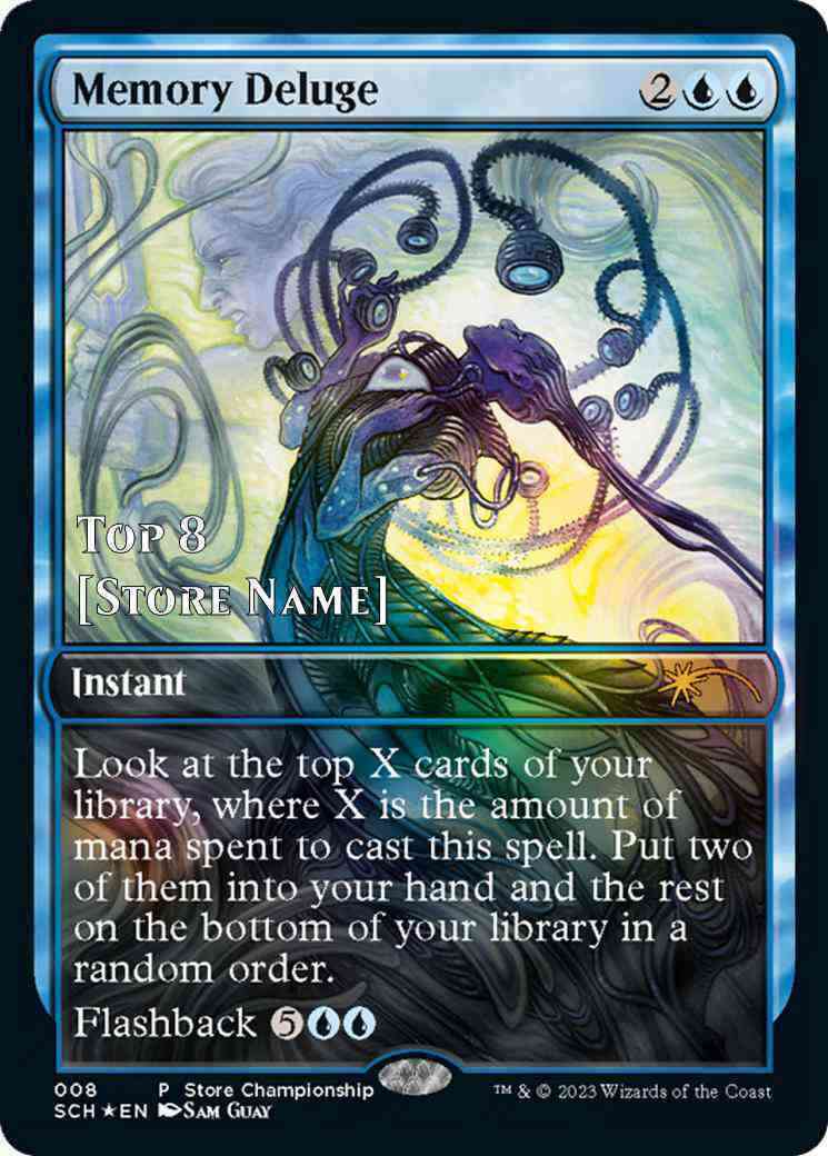 Memory Deluge (Store Stamped) 8 (Game Day & Store Championship Promos)  - Full Art | Good Games Adelaide SA