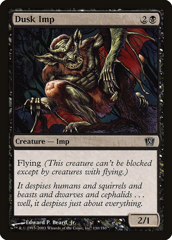 Dusk Imp 130 (8th Edition)  - Foil | Good Games Adelaide SA