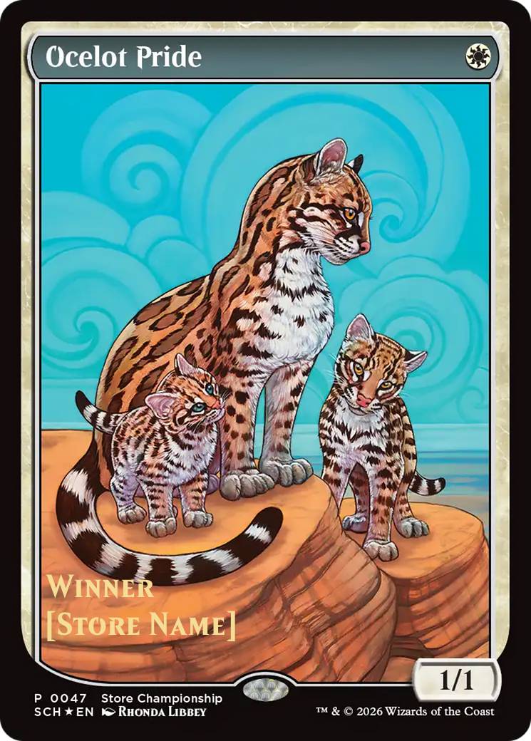 Ocelot Pride 47/49 (Game Day & Store Championship Promos)  - Textless | Good Games Adelaide SA