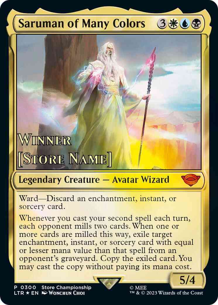 Saruman of Many (Store Stamped) 300 (Game Day & Store Championship Promos)  | Good Games Adelaide SA