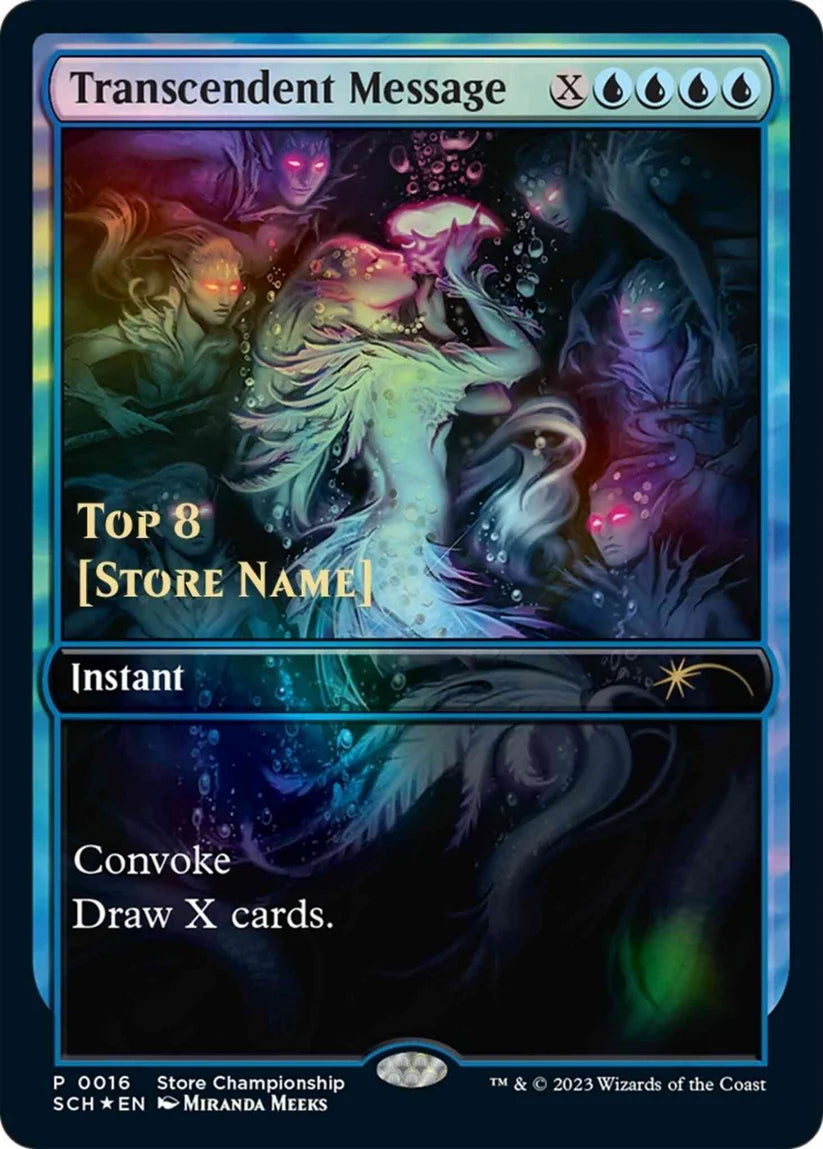 Transcendent Message (Store Stamped) 16 (Game Day & Store Championship Promos)  - Full Art | Good Games Adelaide SA