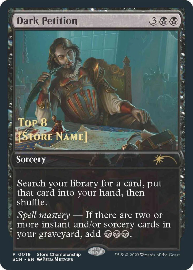 Dark Petition (Store Stamped) 19 (Game Day & Store Championship Promos)  - Full Art | Good Games Adelaide SA