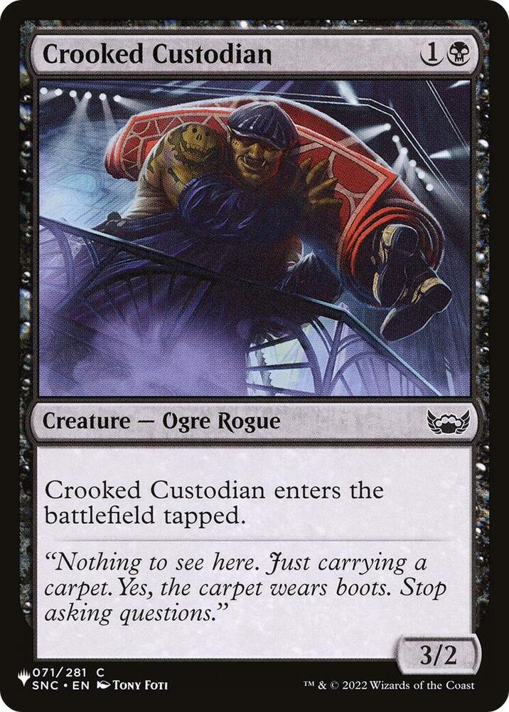 Crooked Custodian 71 (The List Reprints)  | Good Games Adelaide SA