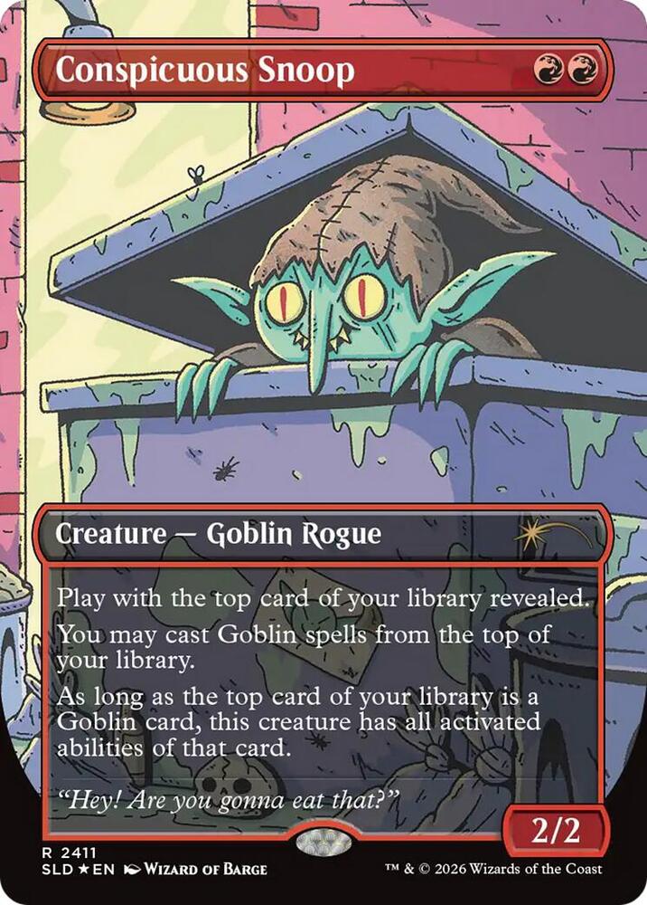 Conspicuous Snoop 2411 (Secret Lair Drop Series)  - Foil | Good Games Adelaide SA