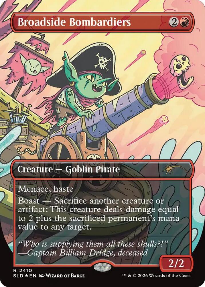 Broadside Bombardiers 2410 (Secret Lair Drop Series)  - Foil | Good Games Adelaide SA