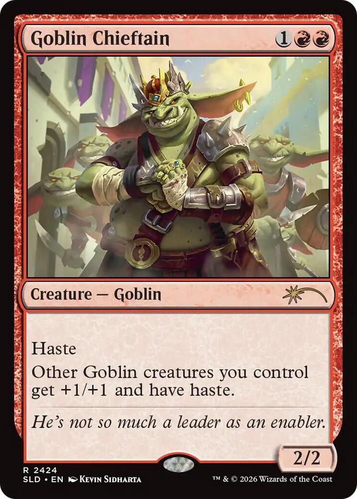Goblin Chieftain 2424 2424 (Secret Lair Drop Series)  | Good Games Adelaide SA