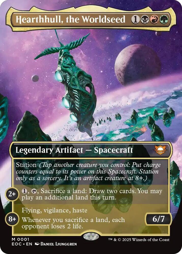 Hearthhull the Worldseed Borderless 1 (Commander: Edge of Eternities)  | Good Games Adelaide SA