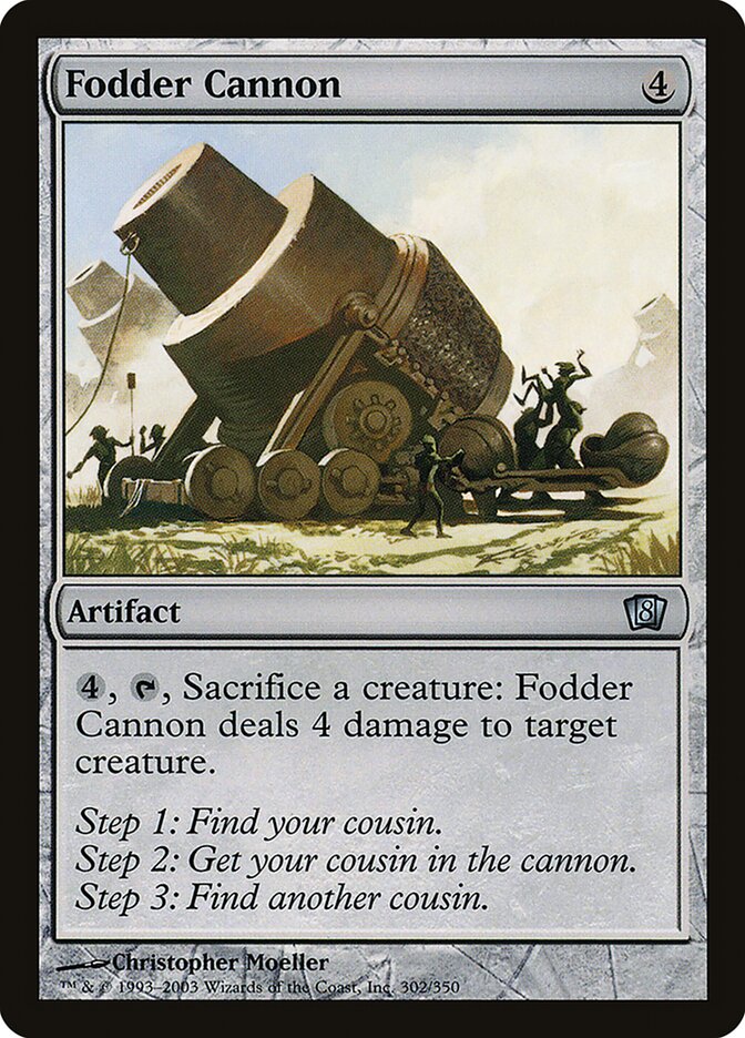 Fodder Cannon 302 (8th Edition)  - Foil | Good Games Adelaide SA