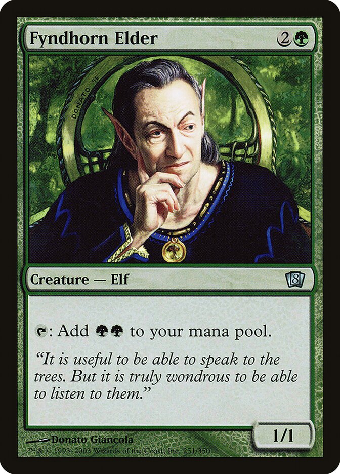 Fyndhorn Elder 251 (8th Edition)  - Foil | Good Games Adelaide SA