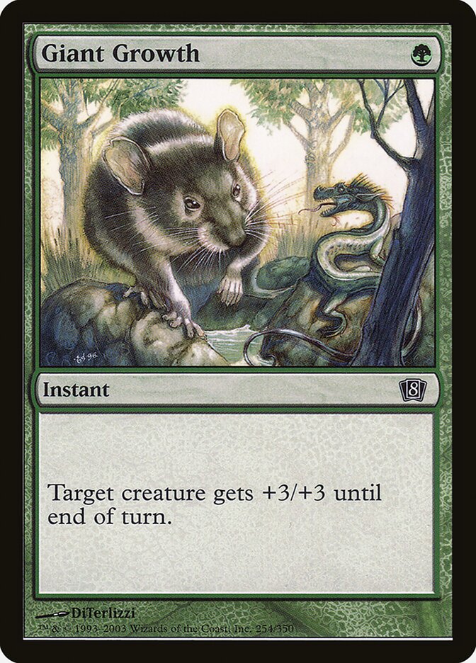 Giant Growth 254 (8th Edition)  - Foil | Good Games Adelaide SA
