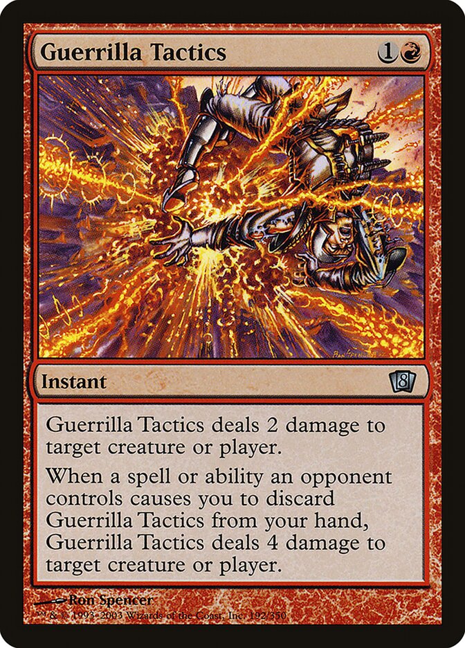 Guerrilla Tactics 192 (8th Edition)  - Foil | Good Games Adelaide SA