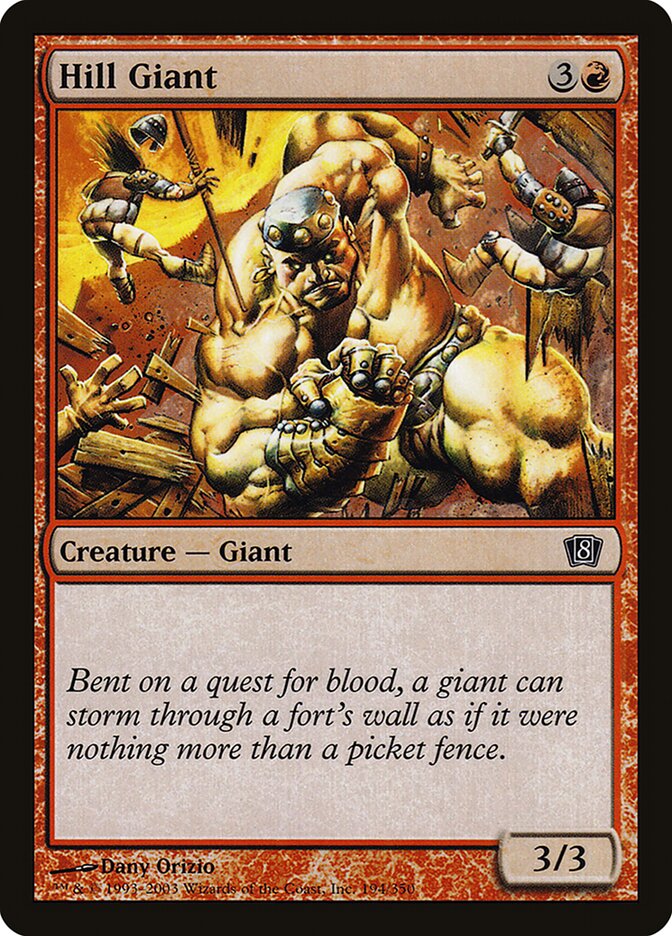 Hill Giant 194 (8th Edition)  - Foil | Good Games Adelaide SA