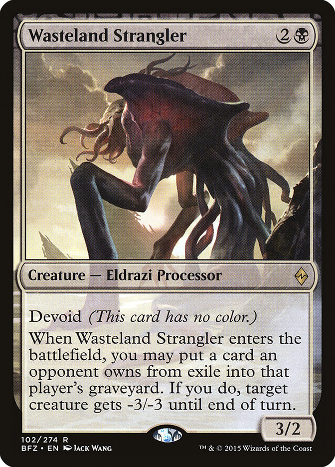 Wasteland Strangler 102 (Battle for Zendikar)  - Foil | Good Games Adelaide SA