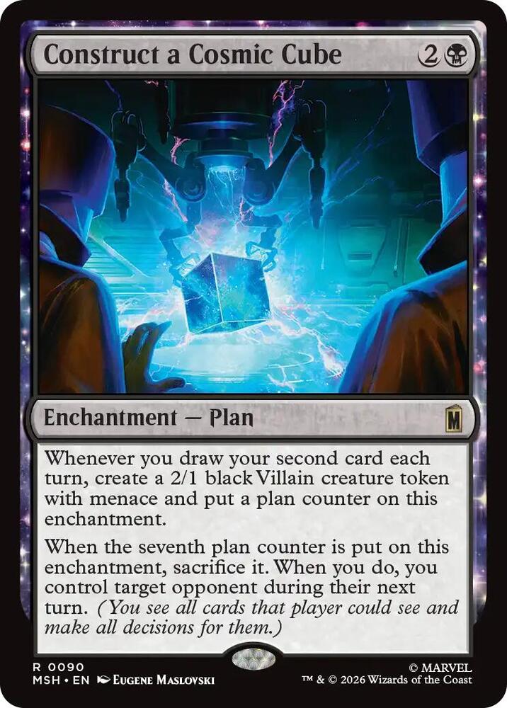 Construct a Cosmic Cube 90 (Marvel Super Heroes)  - Foil | Good Games Adelaide SA