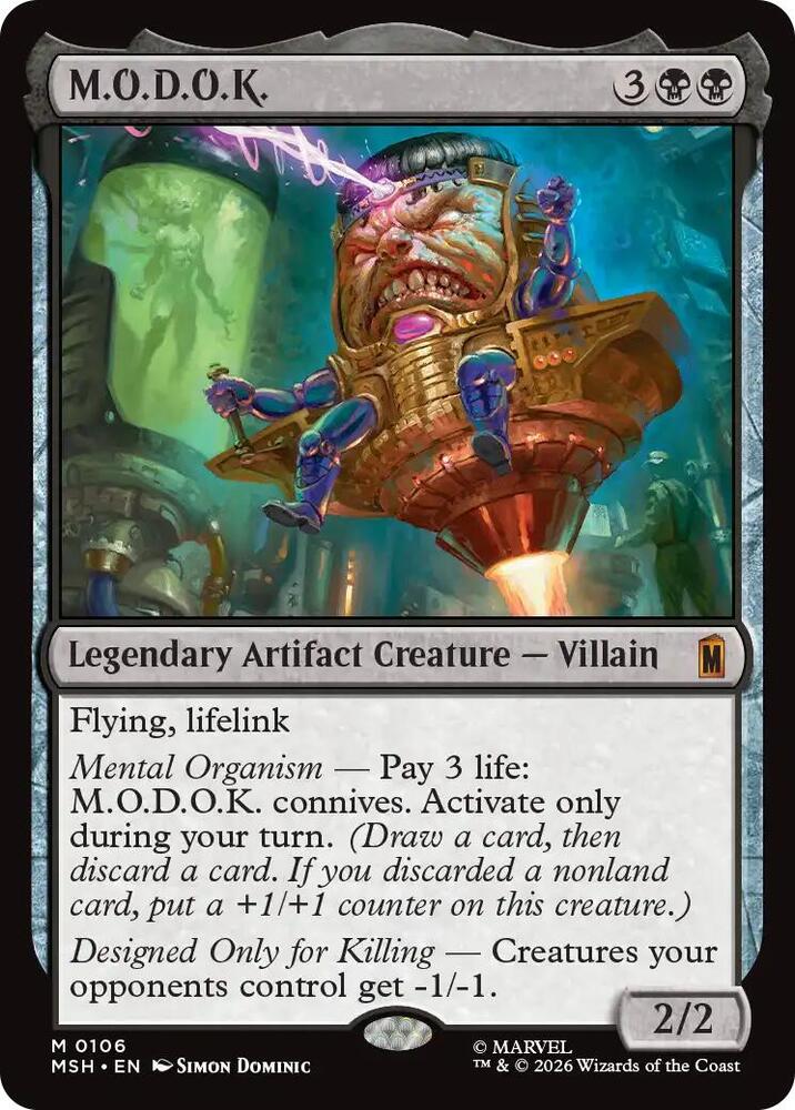 M.O.D.O.K. 106 (Marvel Super Heroes)  - Foil | Good Games Adelaide SA