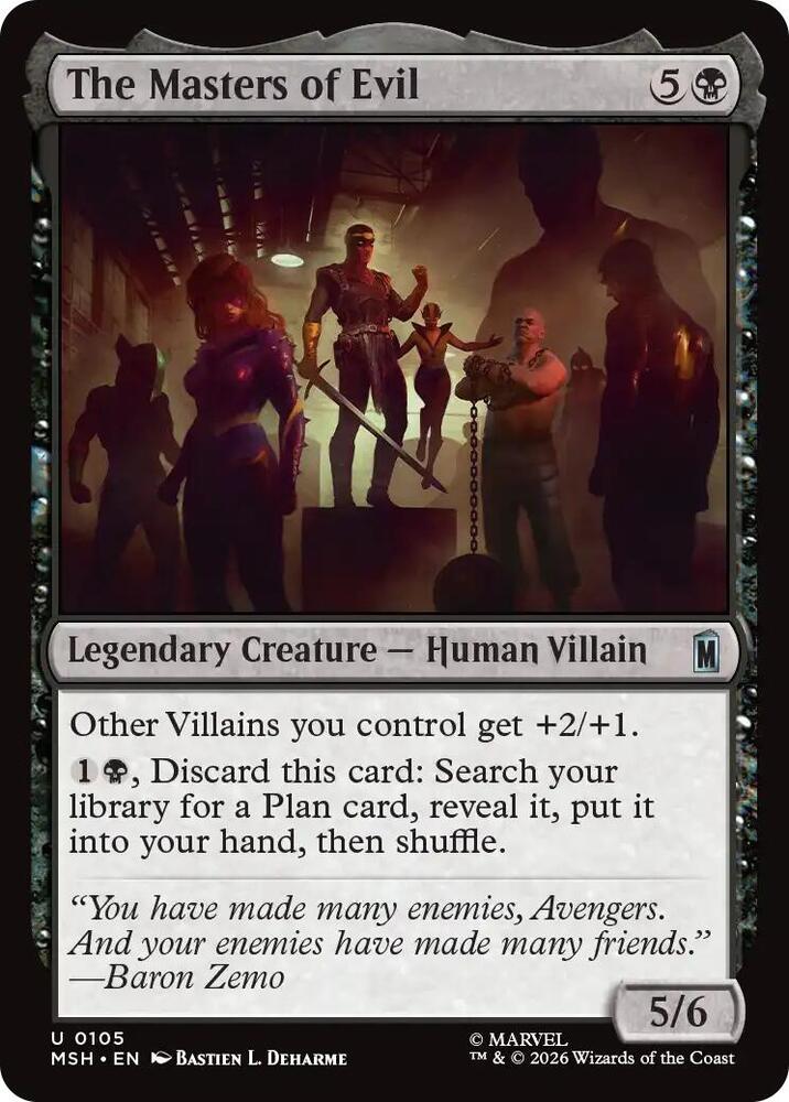 The Masters of Evil 105 (Marvel Super Heroes)  - Foil | Good Games Adelaide SA