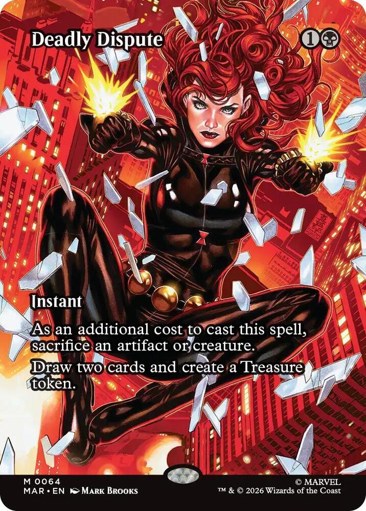 Deadly Dispute 64 (Marvel Universe Eternal-Legal)  - Borderless Foil | Good Games Adelaide SA