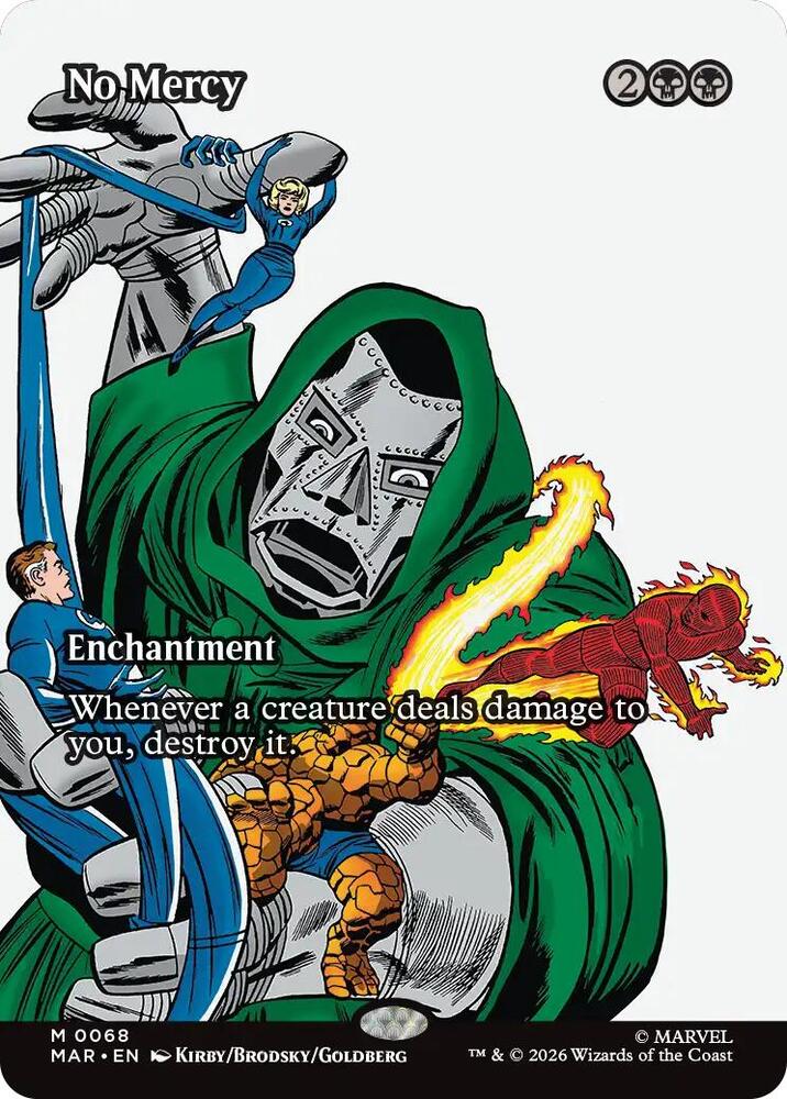 No Mercy 68 (Marvel Universe Eternal-Legal)  - Borderless Foil | Good Games Adelaide SA