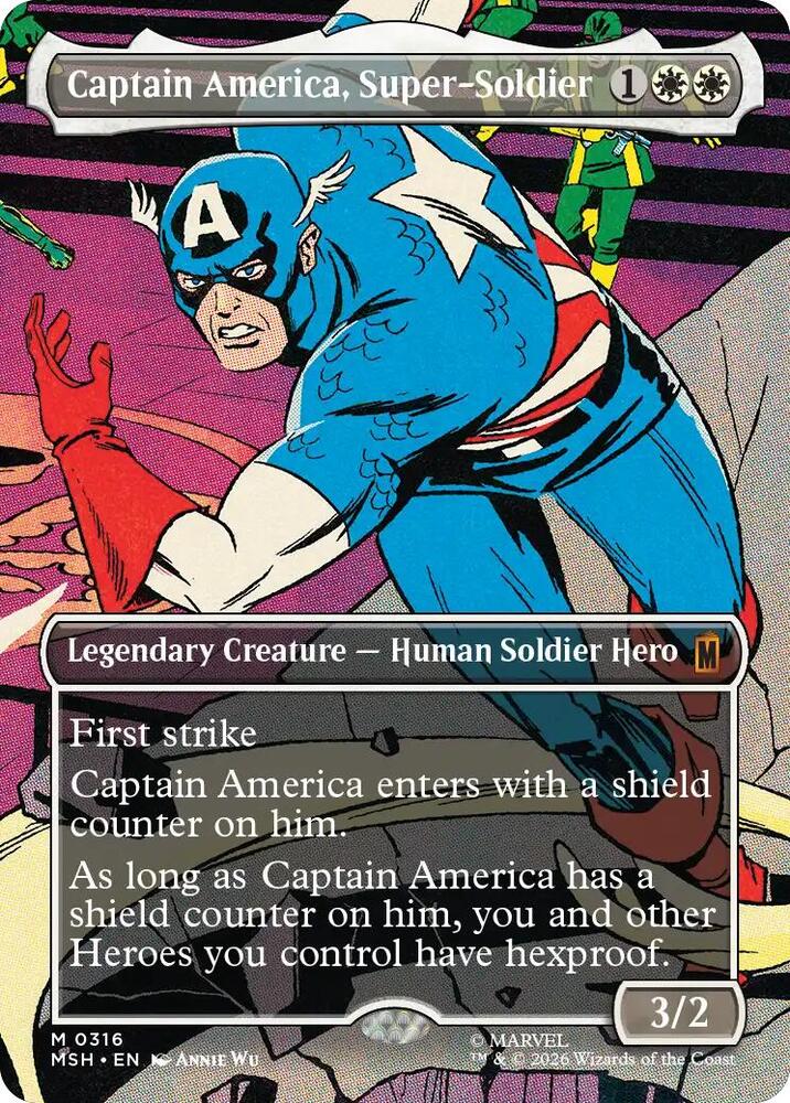 Captain America, Super-Soldier 316 (Marvel Super Heroes)  - Borderless | Good Games Adelaide SA