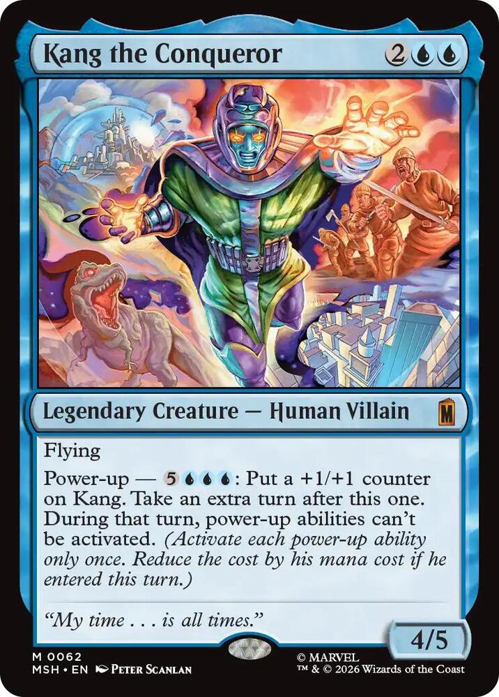 Kang the Conqueror 62 (Marvel Super Heroes)  - Foil | Good Games Adelaide SA