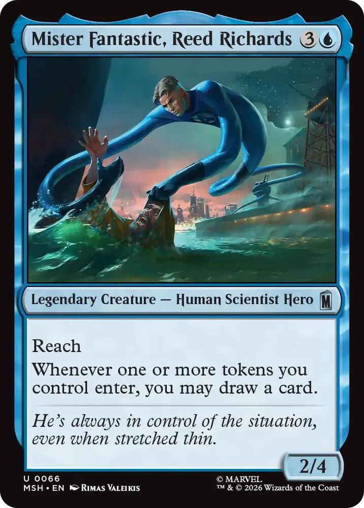Mister Fantastic Reed Richards 66 (Marvel Super Heroes)  | Good Games Adelaide SA