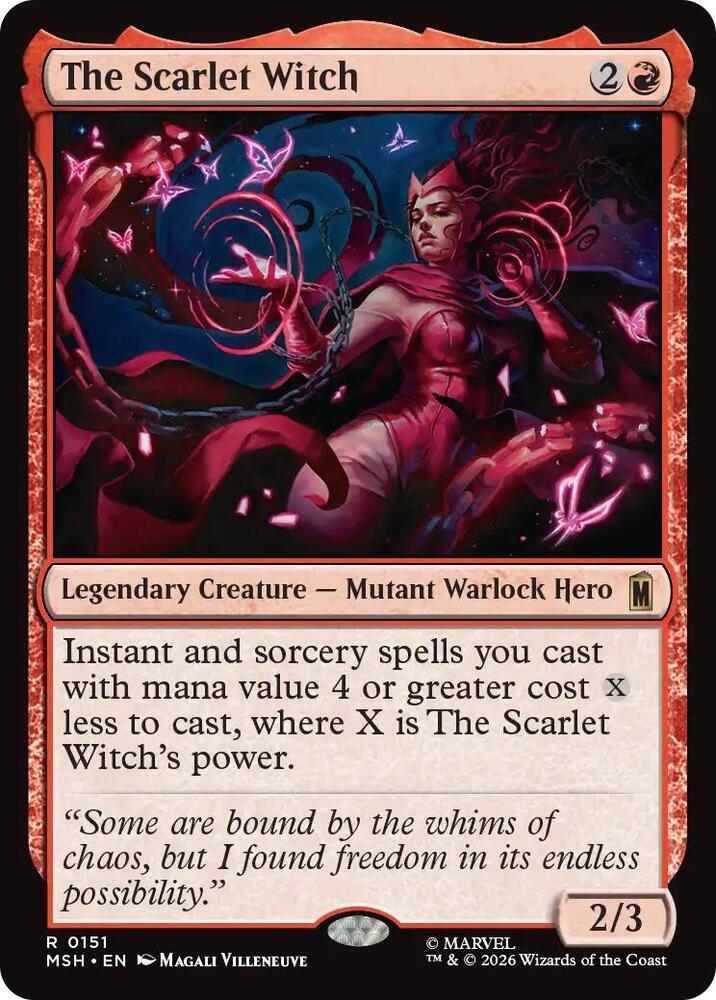 The Scarlet Witch 151 (Marvel Super Heroes)  - Foil | Good Games Adelaide SA