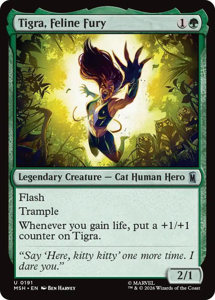 Tigra Feline Fury 191 (Marvel Super Heroes)  | Good Games Adelaide SA
