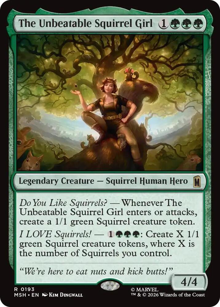 The Unbeatable Squirrel Girl 193 (Marvel Super Heroes)  - Foil | Good Games Adelaide SA