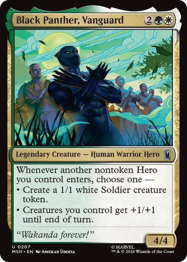 Black Panther, Vanguard 207 (Marvel Super Heroes)  | Good Games Adelaide SA