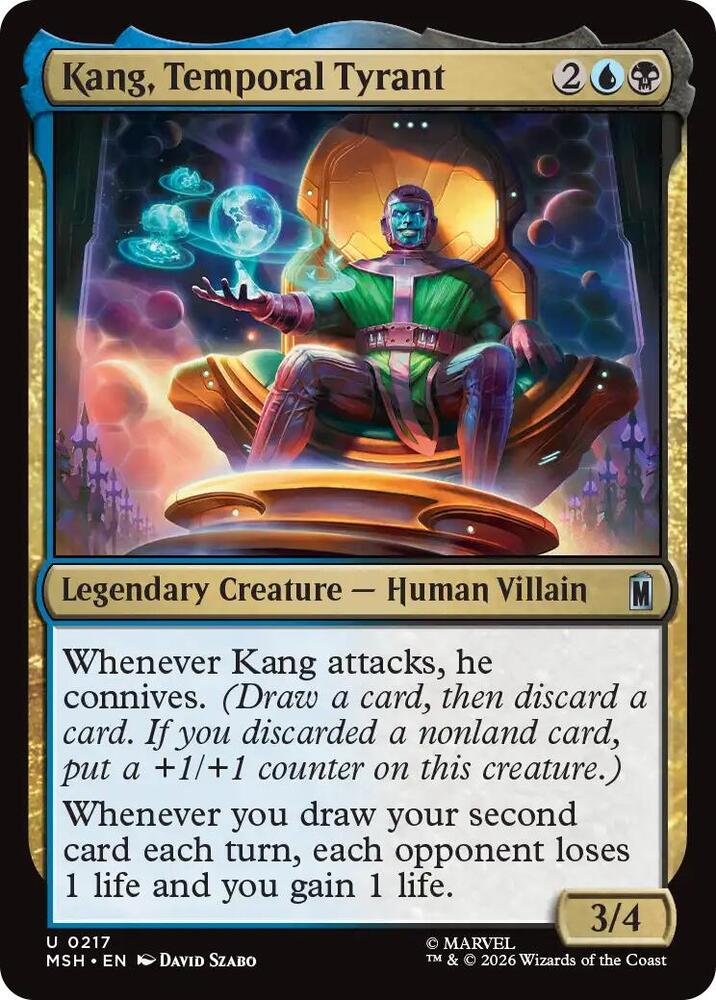 Kang, Temporal Tyrant 217 (Marvel Super Heroes)  - Foil | Good Games Adelaide SA