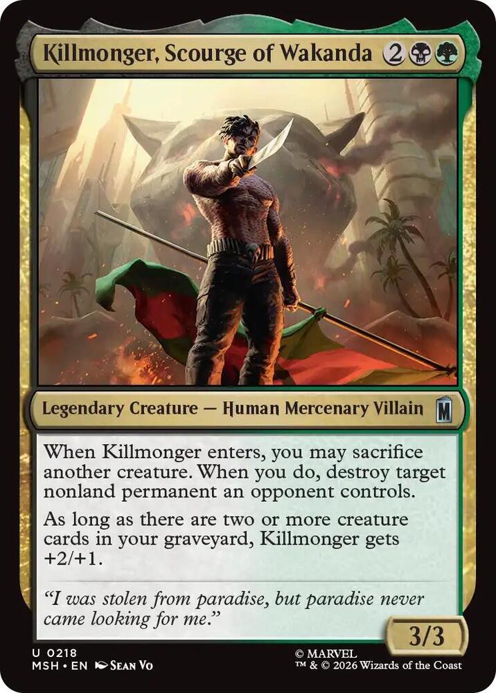 Killmonger Scourge of Wakanda 218 (Marvel Super Heroes)  | Good Games Adelaide SA