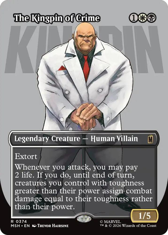 The Kingpin of Crime 374 (Marvel Super Heroes)  - Borderless | Good Games Adelaide SA