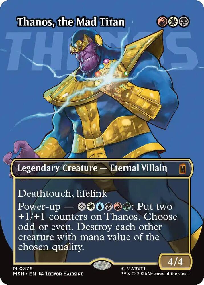 Thanos, the Mad Titan 376 (Marvel Super Heroes)  - Borderless | Good Games Adelaide SA