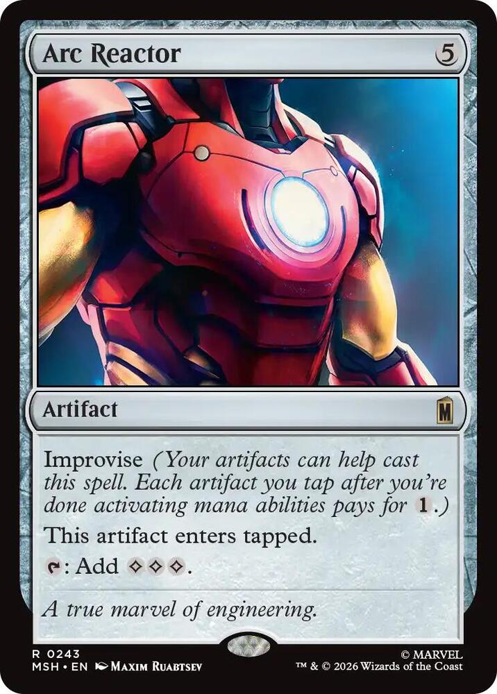 Arc Reactor 243 (Marvel Super Heroes)  - Foil | Good Games Adelaide SA