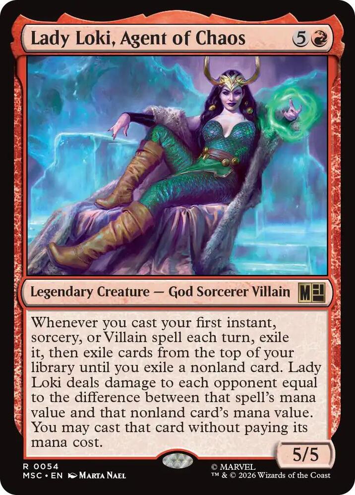 Lady Loki, Agent of Chaos 54 (Commander: Marvel Super Heroes)  | Good Games Adelaide SA