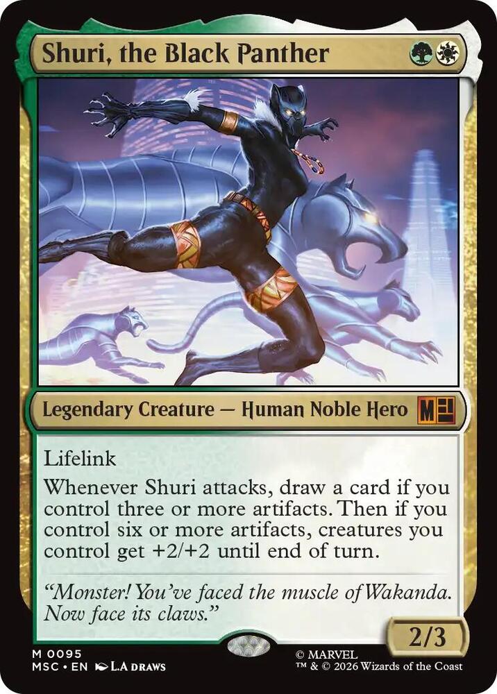 Shuri, the Black Panther 95 (Commander: Marvel Super Heroes)  | Good Games Adelaide SA