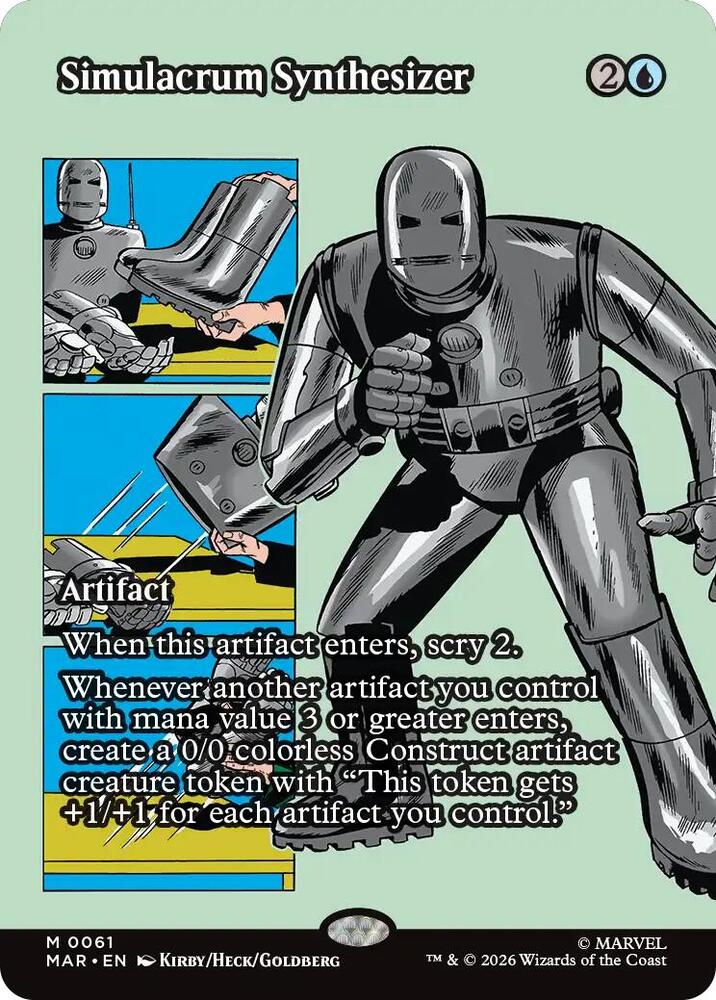 Simulacrum Synthesizer 61 (Marvel Universe Eternal-Legal)  - Borderless | Good Games Adelaide SA