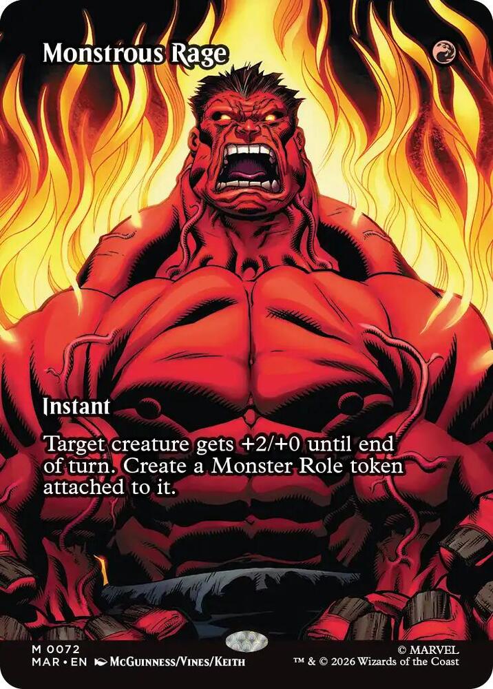 Monstrous Rage 72 (Marvel Universe Eternal-Legal)  - Borderless | Good Games Adelaide SA