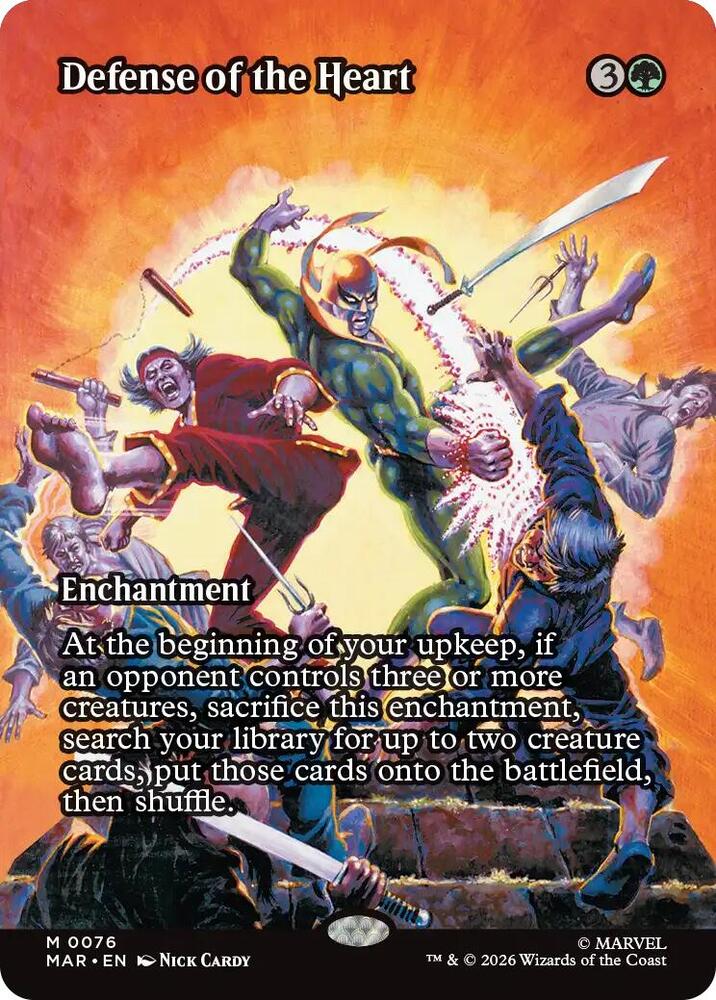 Defense of the Heart Borderless 76 (Marvel Universe Eternal-Legal)  | Good Games Adelaide SA