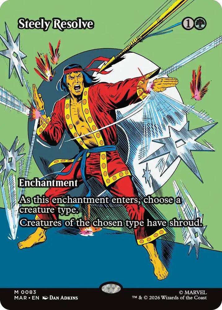 Steely Resolve Borderless 83 (Marvel Universe Eternal-Legal)  | Good Games Adelaide SA