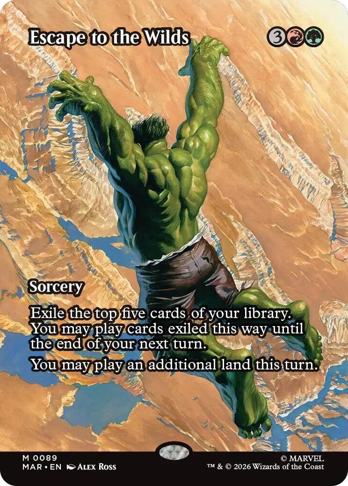 Escape to the Wilds 89 (Marvel Universe Eternal-Legal)  - Borderless | Good Games Adelaide SA