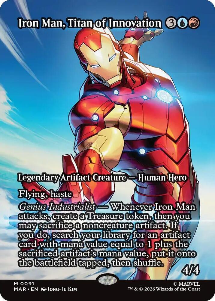 Iron Man Titan of Innovation Borderless 91 (Marvel Universe Eternal-Legal)  | Good Games Adelaide SA