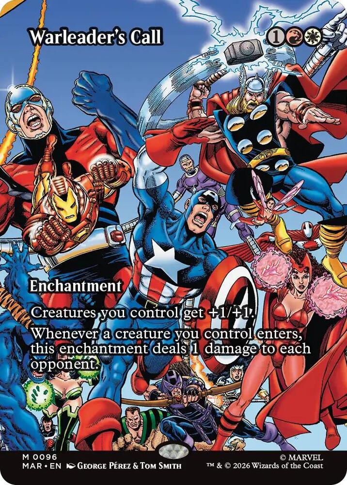 Warleaders Call Borderless 96 (Marvel Universe Eternal-Legal)  | Good Games Adelaide SA