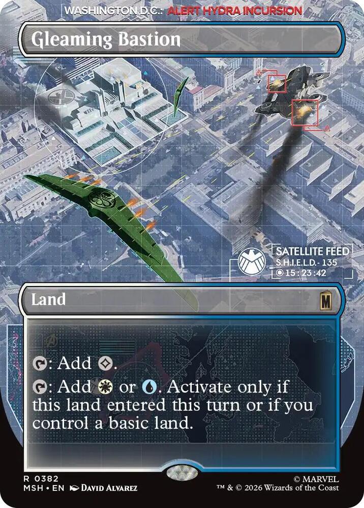 Gleaming Bastion Borderless 382 (Marvel Super Heroes)  | Good Games Adelaide SA