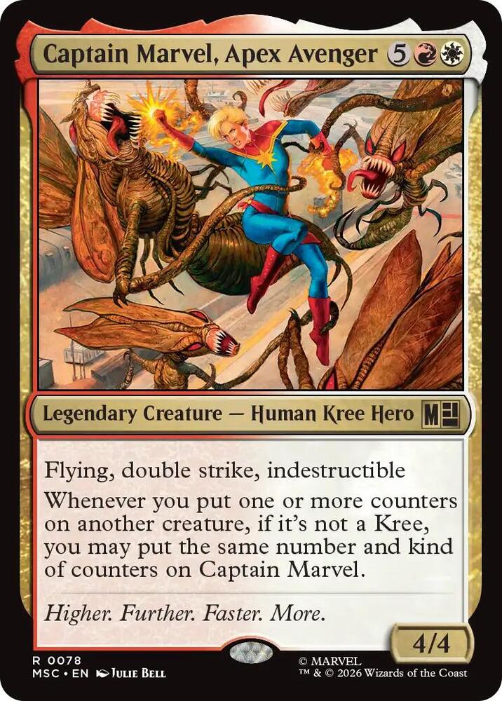 Captain Marvel Apex Avenger 78 (Commander: Marvel Super Heroes)  | Good Games Adelaide SA