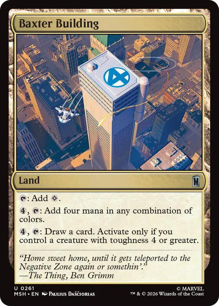 Baxter Building 261 (Marvel Super Heroes)  - Foil | Good Games Adelaide SA