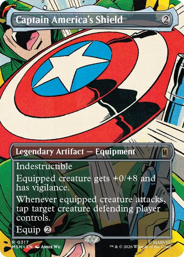Captain America's Shield 317 (Marvel Super Heroes)  - Borderless | Good Games Adelaide SA