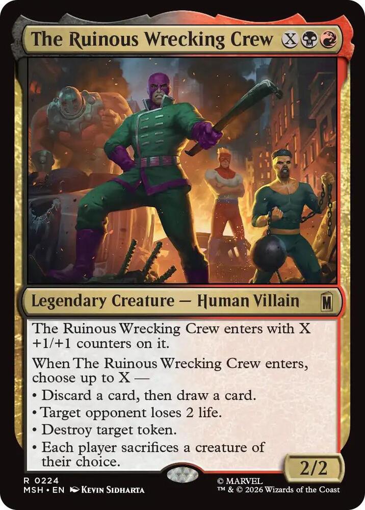 The Ruinous Wrecking Crew 224 (Marvel Super Heroes)  | Good Games Adelaide SA